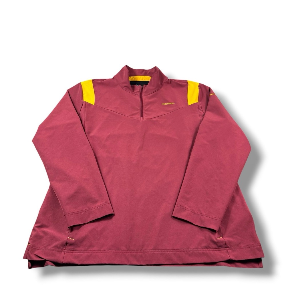 Nike NFL On-Field Washington Commanders 1/4 Zip L/S Coaches Sideline Jacket XL